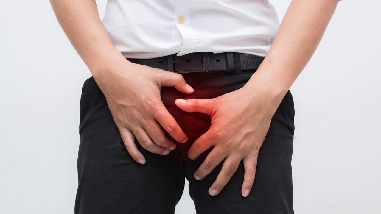 bolovi u preponama s prostatitisom
